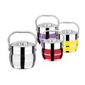 New Item Colorful Metal Handle Stainless Steel Hot Food Containers From China FF7