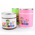 stainless steel cartoon simplicity fresh leakproof bento lunch box container for kids FF10#-1.3