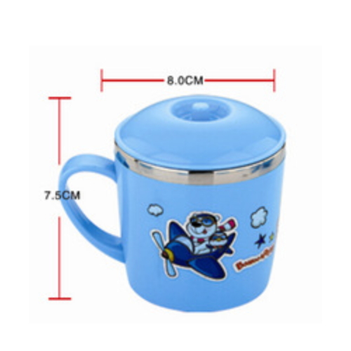 hot sales cartoon colorful kids stainless steel thermal cup with high quality JW03-280ml