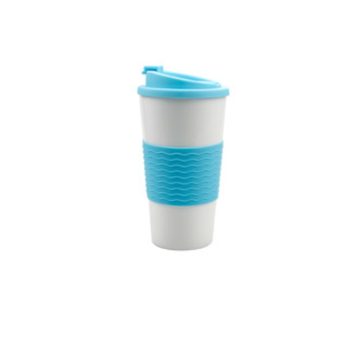 hot selling plastic 16oz double wall PP coffee cup with lid A010160-3