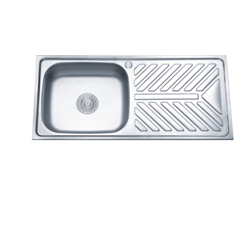 Cut-Out Size 960*430mm Stainless Steel 1 Bowl 1 Drainboard Kitchen Sink SS 9643B