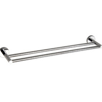 Modern Wall Hanging Steel Double Towel Rails With Chrome Plated KD-8602