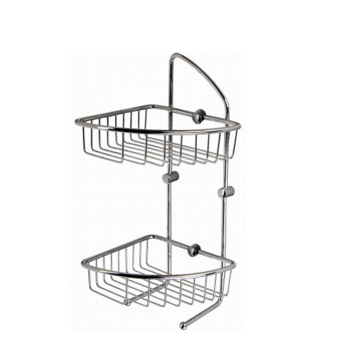 wall mounted wrought iron triangle  wire basket KD-5122