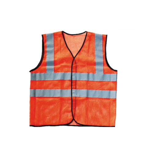 polyester orange reflective vest for running or cycling    R-9109