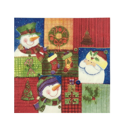 decorating christmas snowman , hot sale paper napkin    AY-85