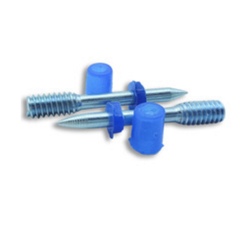 thread drive nail with plastic washer and cap with chamfer  K23