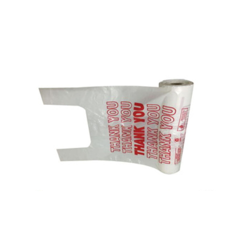 Thank you Printed Plastic T Shirt Bags on Roll Carry bags   HS109