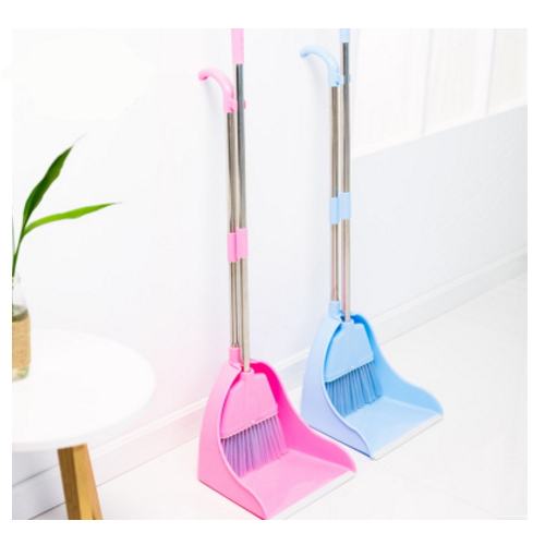 home cleaning plastic soft broom household besom stick  8212