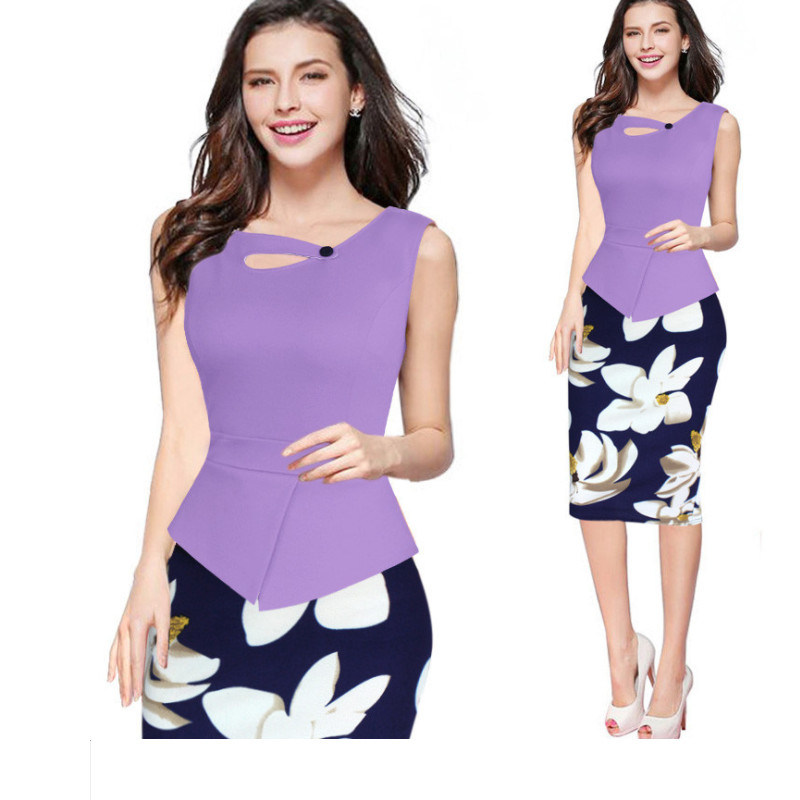 Women′s Bag Hip Skirt Summer Professional Wear Two-Piece   MF-002
