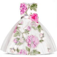 Flower Girl Party Tutu Dress to 7 Years Old Children T-008