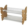 Kitchen Hardware 2-Tiers Stainless Steel Dish Drying Rack SSB-N14