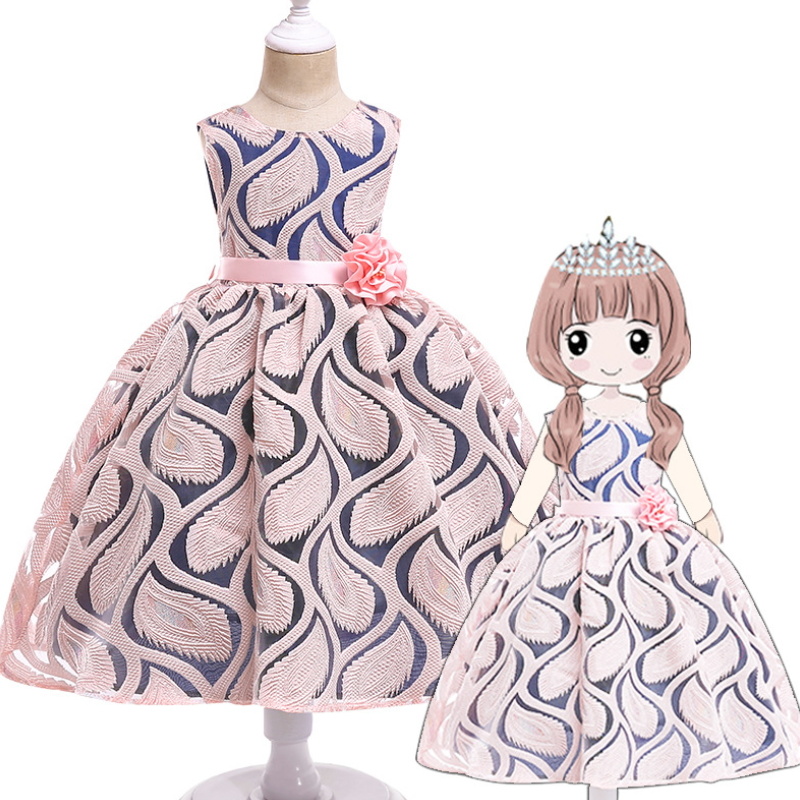 Fashion Nova Clothing Elegant First Communion Kids Party Dresses T-001