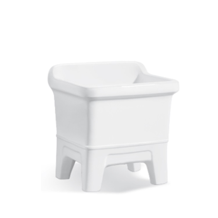 New design washing bathroom ceramic deep mop basin of bottom price SJ-311