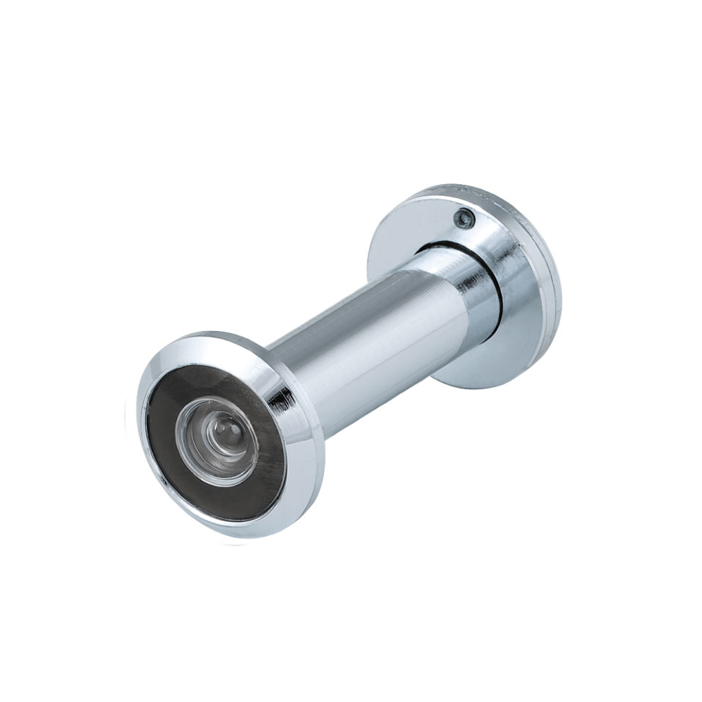 Chrome Popular Wide Angle  Zinc Body Plastic Lens Door Eye Viewer Peephole DVZ3, 16/200/50x90 CP