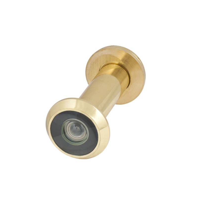 Wide Angle Plastic Optics Gold Brass Smart Door Eye Viewer Peephole DV2,16 / 55h85 GP