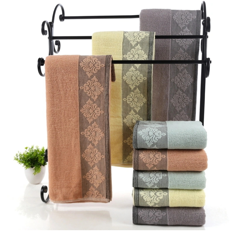 High Quality 100% Cotton colorful Bath Towel