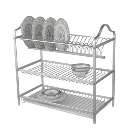 3 Tiers Stainless Steel Metal Kitchen Storage Racks and Shelves for Kitchen