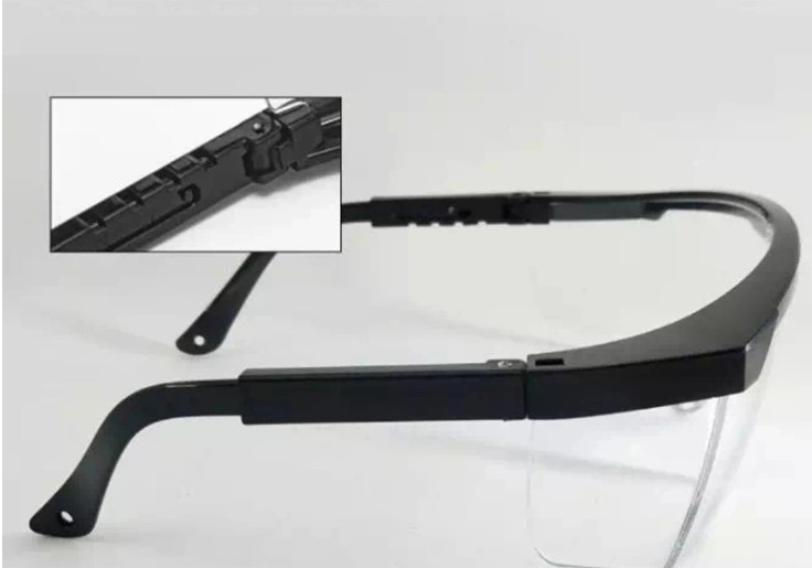 Anti-Splash Goggles Anti-Impact Dust Sand Protective Glasses Telescopic Leg Protection Mirror