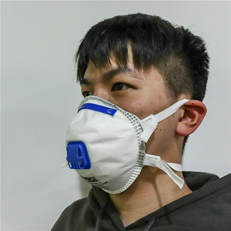 Non-Woven Fabric Breather FFP3 Dust Mask Anti-Mite Pm2.5 Labor Protection Mask