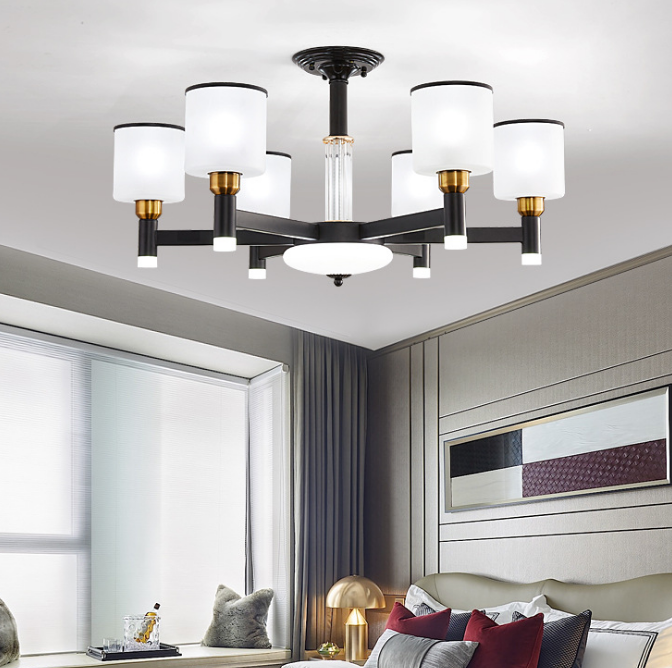 Nordic luxury creative modern minimalist led living room pendant chandeliers lamp