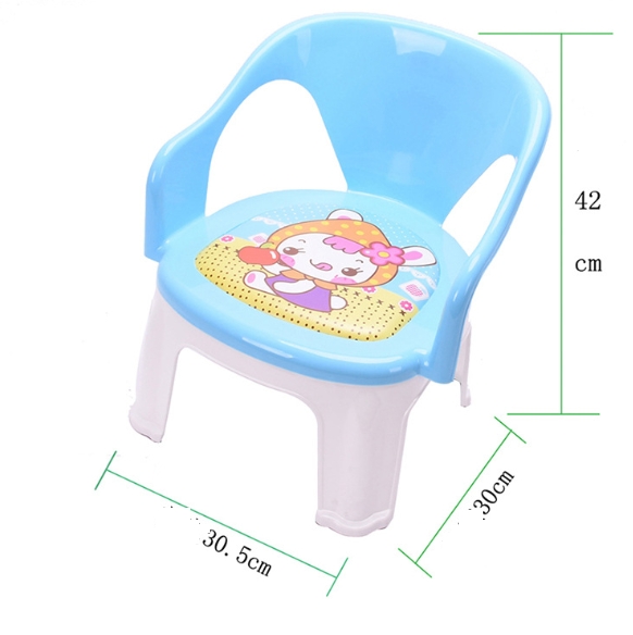 Plastic Children's Meal Chair Baby Called Back Chair Eating Chair Small Bench Thickening Wholesale