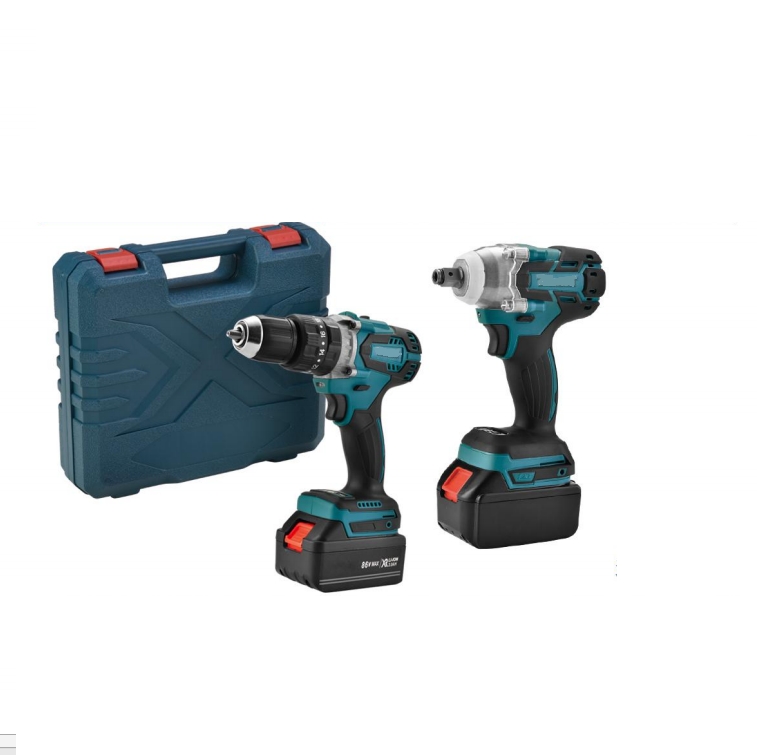Factory Brushless 86V Power power Hammer Cordless Drill with Two Batteries