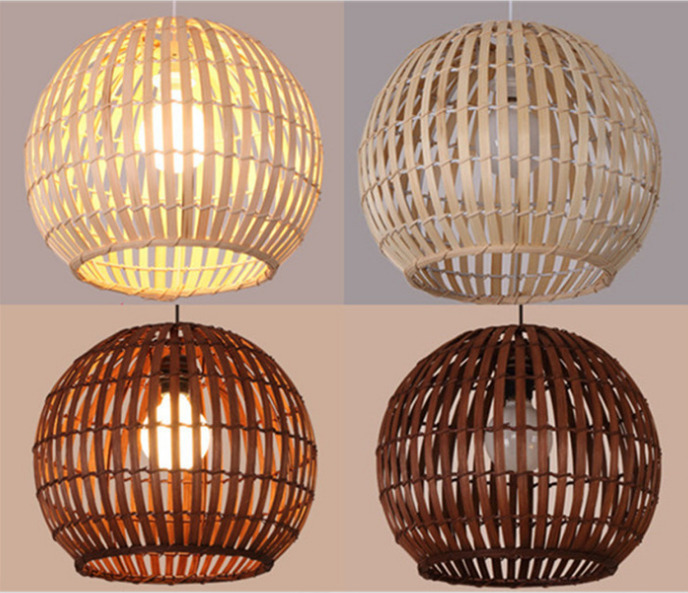 2020 Hot Sale Rattan BambooChandeliers and Lamps for Living Room Lighting