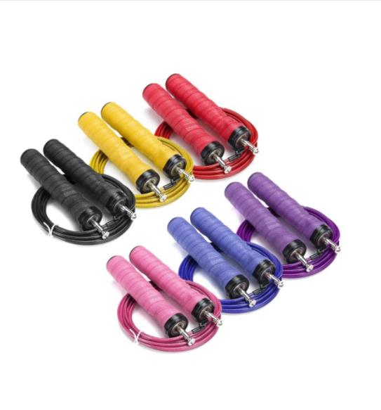 Adjustable Skipping Rope Fitness Speed Jump Ropes Gym Boxing Wrap Rope Jumping