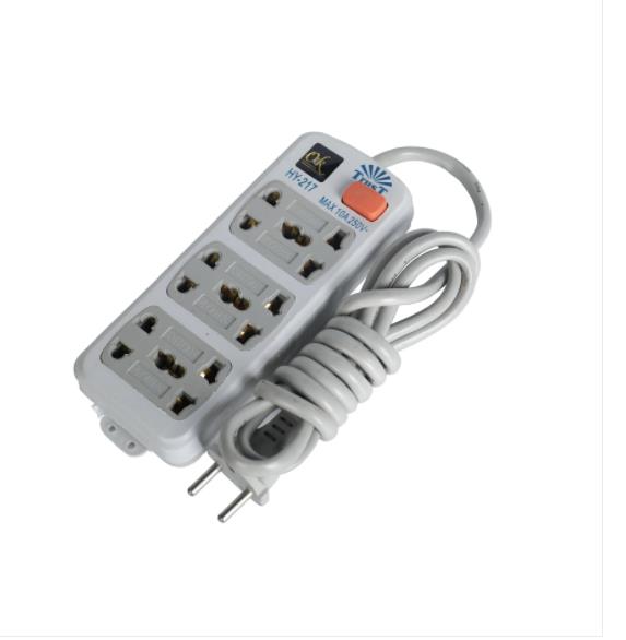 Electric Extension Socket No. 203 with 3 Outlets