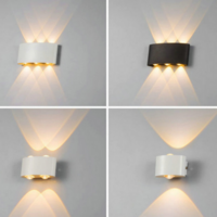 European Style Morden Balcony Hotel Outdoor/Indoor Lighting Waterproof LED Mounted Wall Light