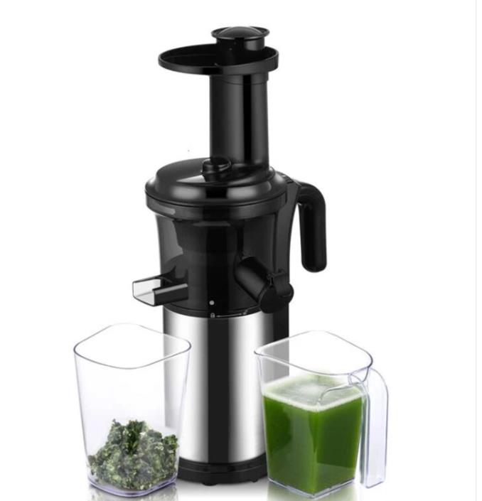 200W 40rpm Stainless Steel Masticating Slow Auger Juicer Machine Fruit and Vegetable Squeezer Press Juice Maker