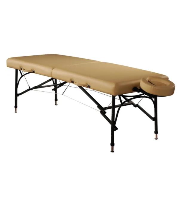 Adjustable Beauty Salon Facial Bed for Massage with Wooden Leg