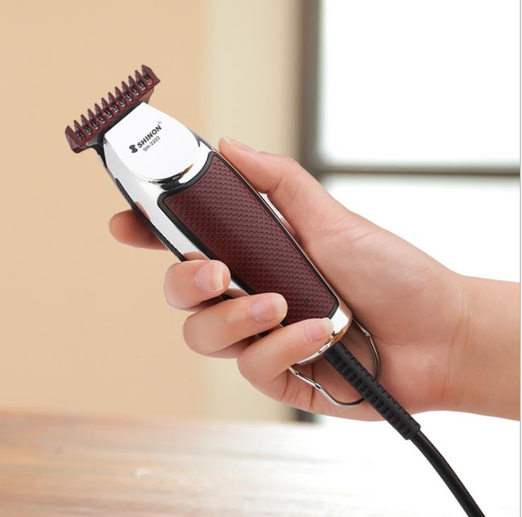 Special Push White Carving Trimming Electric Clipper with 2m Line and Stainless Steel Blade