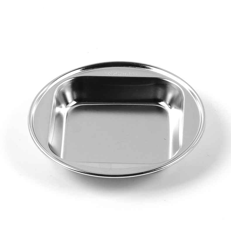 Buy 304 Stainless Steel Korean Round Dish Hot Pot Dip Dish Saucer