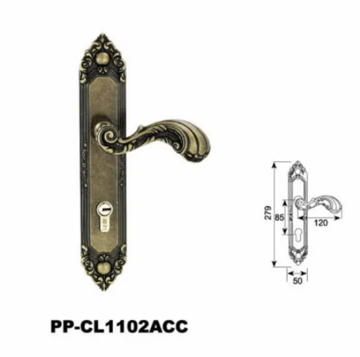 Customized Stainless Steel/Zinc Alloy/Brass Security Mortise Door Lock Handle Set