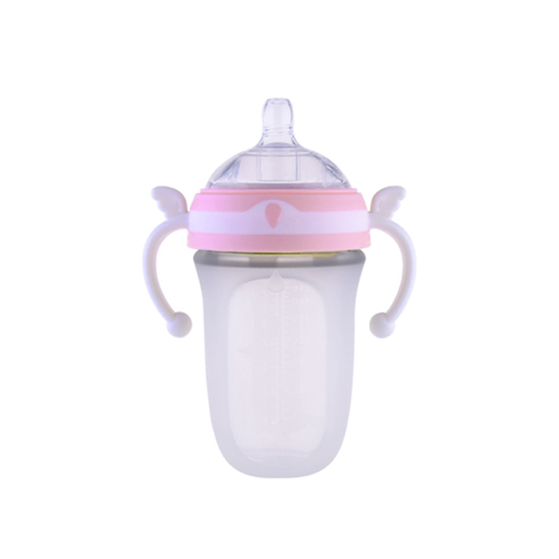 Customized Wide Diameter Milk Bottle OEM Baby Full Soft Weaning Artifact for Mother and Child Products Baby Bottle