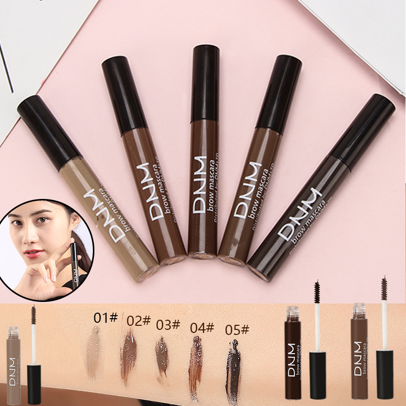 Natural Long-Lasting Easy-to-Color Waterproof Sweat-Proof 5-Color Eyebrow Cream