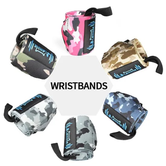 Manufacturers Wholesale Cheap Price Sport Spandex Bracelet Disruptive Pattern Wristband with Custom Logo