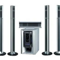Wooden ABS Covered Black /Silver Music Speaker Multimedia 5.1 Home Theatre System