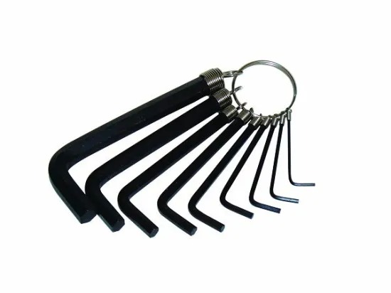 Popular Carbon Steel Hex Key Wrench Kit