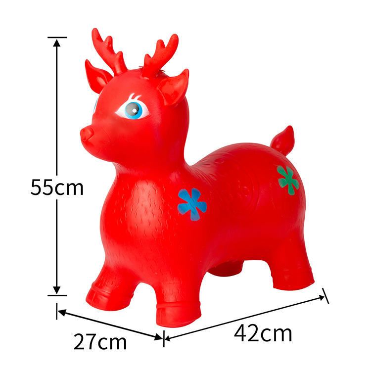 New Baby Shake Horse PVC Children′s Horse Musical Baby Toy Horse Shake Wholesale
