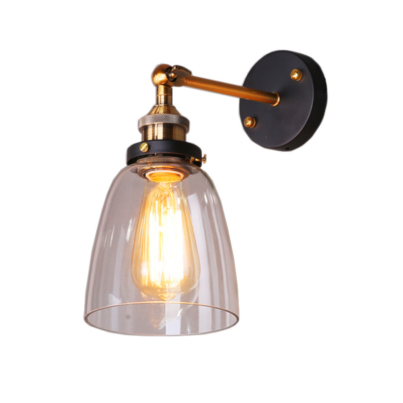 Factory Wholesale Glass Retro Wall Lamps for Lighting