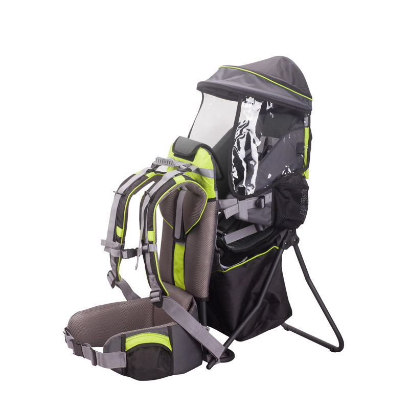 Baby Back Chair with Child Strap Can Be Customized for Baby to Travel on The Back Frame Can Be Folded Lightweight Baby Backpack Carrier