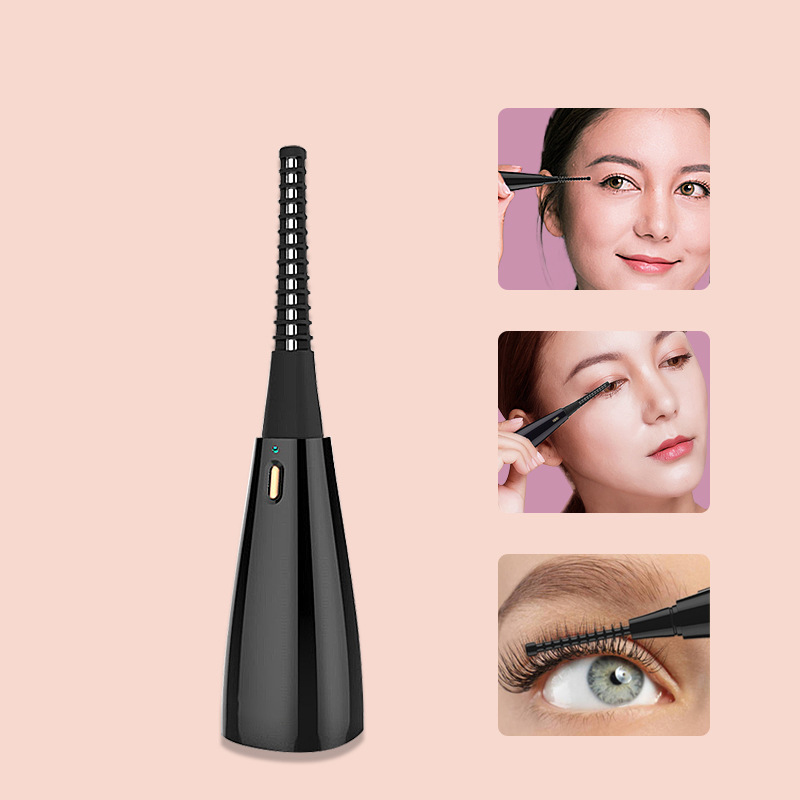Perm Heating Mascara Brush Rechargeable Electric Eyelash Curler