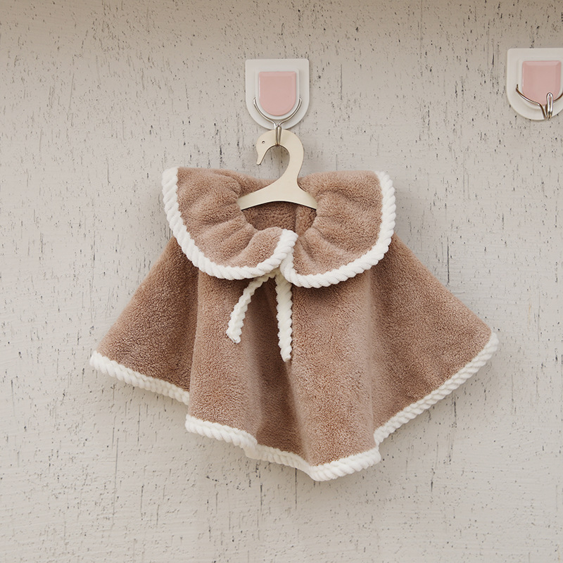 The New Coral Fleece Can Be Hung Cute Skirt Hand Towel Korean Thick Creative Clothes Hand Towel