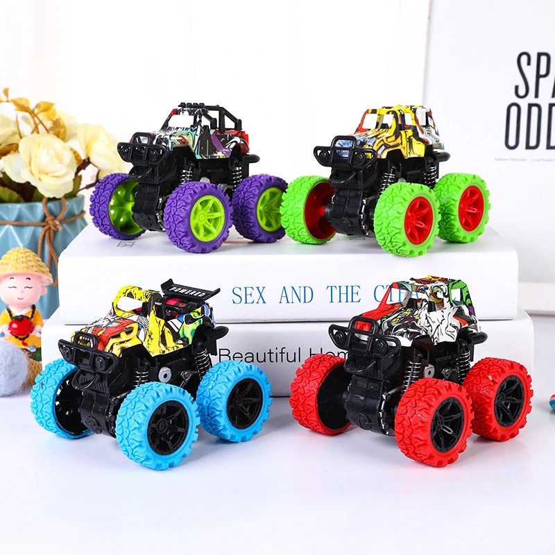 Wholesale Innovation Four-Wheel-Drive Vehicle Kids Children Simulation Stunt Model Car Toy