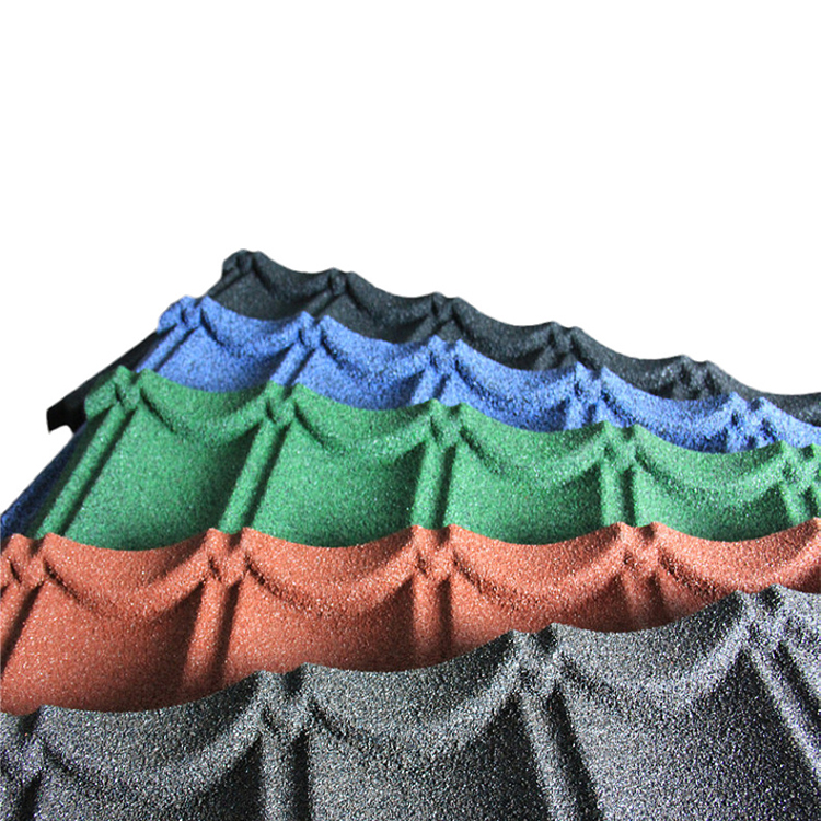 Roman Style Aluminum Zinc Purple Late Material Color Roofing Sheet Italian Painted Metal Clay Roof Tiles
