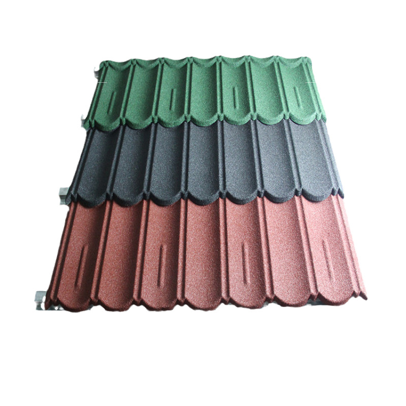 Roman Style Aluminum Zinc Purple Late Material Color Roofing Sheet Italian Painted Metal Clay Roof Tiles