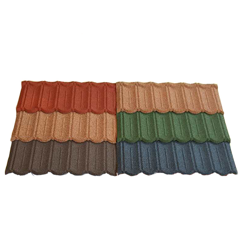 Galvanized Panel Roofing Sheets 2021 Corrugated Steel Heavy Houses Building Material Stone Roof Tile