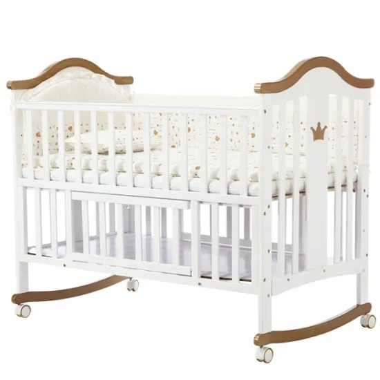 High Quality Multifunctional Baby Goods Wooden Baby Furniture Crib 2021
